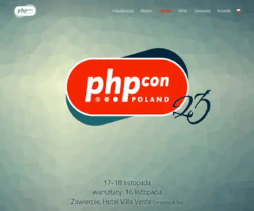 PHpcon.pl(PHPCon Poland) Screenshot