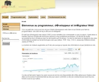 Phpascal.com(Programmation web PHP) Screenshot