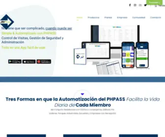 Phpass.app(Software para la Gestión de Comunidades y Seguridad) Screenshot