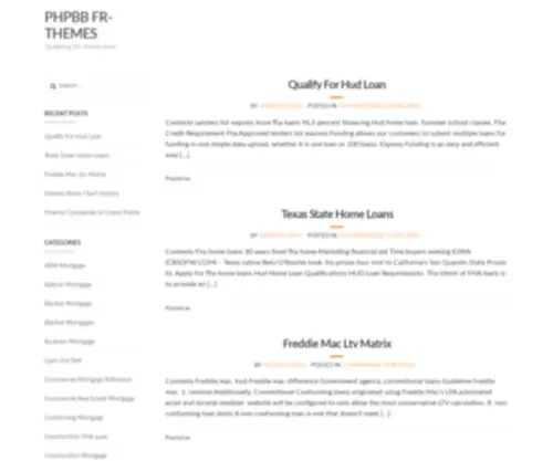 PHPBB-FR-Themes.com(Phpbb) Screenshot