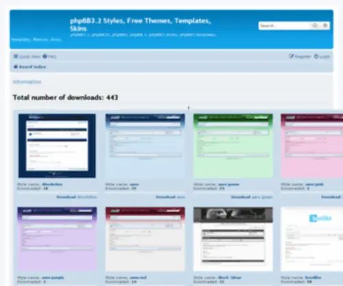 PHPBB31STyles.net(PhpBB3 3.1 3.1.2 Styles Tyles Themes Templates Demo Download) Screenshot