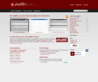 PHPBB3STyles.net(Themes Templates Skins Free Online Demo phpBB3.3.0) Screenshot
