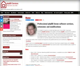 PHPBbservices.com(PhpBB Services) Screenshot