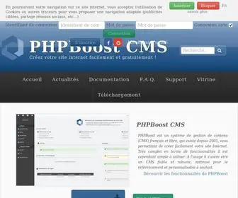 PHpboost.com(PHPBoost CMS) Screenshot