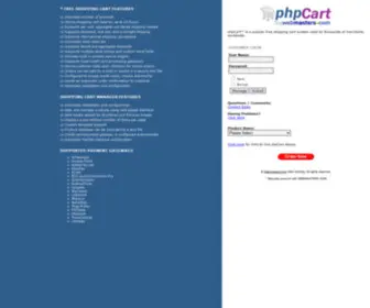 PHpcart.com(PhpCart(tm) Free Shopping Cart by) Screenshot