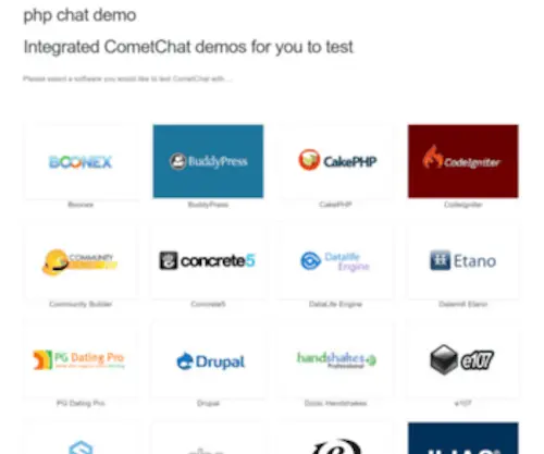 PHPchatsoftware.com(PHP Chat DEMO) Screenshot