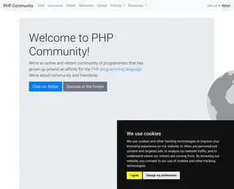PHpcommunity.org(PHP Community) Screenshot