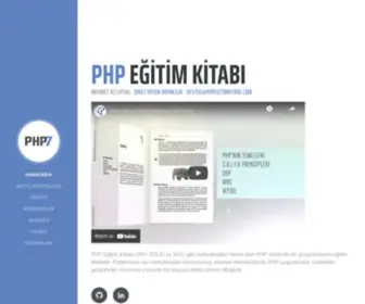 Phpegitimkitabi.com(PHP Eğitim Kitabı) Screenshot