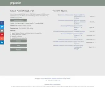 Phpenter.net(phpEnter) Screenshot