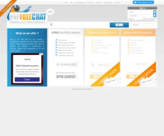 PHPfreechat.net(Creating chat rooms everywhere) Screenshot