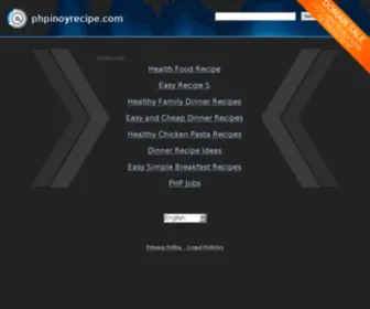 Phpinoyrecipe.com(Pinoy Recipe) Screenshot