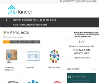 PHplancer.com(PHP Software Source Code) Screenshot