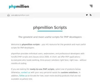 PHpmillion.com(PHpmillion) Screenshot