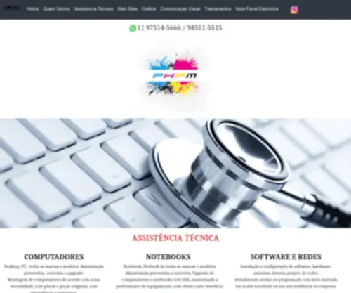 PHpminformatica.com.br(Empresa em Taboão da Serra) Screenshot