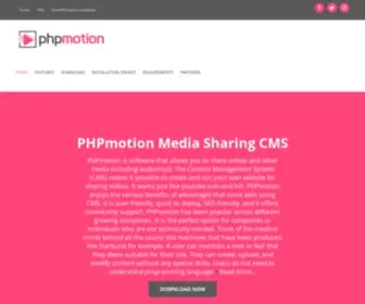PHpmotion.com(PHPmotion-Create & Run Your Own Video Sharing Website Easily) Screenshot