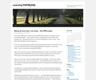 PHPMYSQL.net(Learning PHP/MySQL) Screenshot