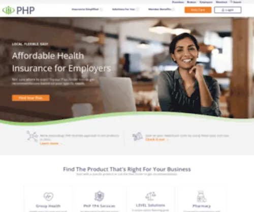 PHpni.com(Physicians health plan of northern indiana (php)) Screenshot