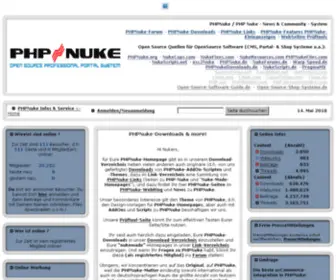 PHpnuke-Infos.de(Rund um PHP & Nuke) Screenshot