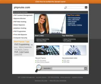 PHpnuke.com(phpnuke) Screenshot