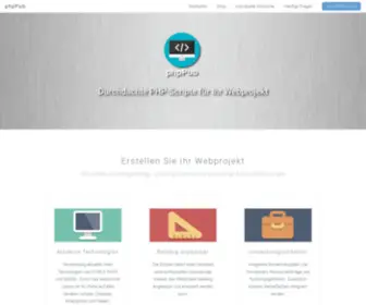 PHppub.de(Durchdachte PHP) Screenshot