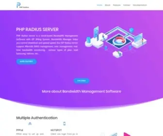 PHpradius.com(ISP Radius server) Screenshot