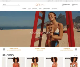 PHpraia.com.br(Biquini, Maiô e Saída de Praia) Screenshot