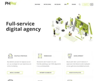 PHpro.be(Uw digital agency voor online succes in België) Screenshot