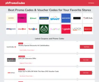 PHpromocodes.org(Verified Promo Codes and Coupon Codes for Your Best Online Shopping) Screenshot