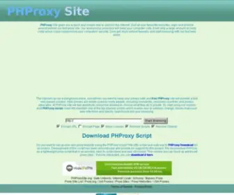 PHproxysite.com(PHproxysite) Screenshot