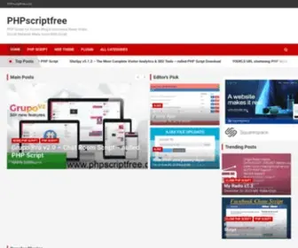 PHPScriptfree.com(PHP Script for Forum Blog) Screenshot