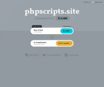 PHPScripts.site(PHP Scripts Site) Screenshot