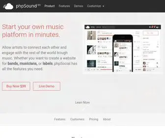 PHpsound.com(Next generation software) Screenshot