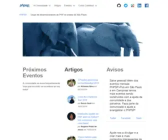 PHPSP.org.br(Grupo de desenvolvedores de PHP do estado de São Paulo) Screenshot
