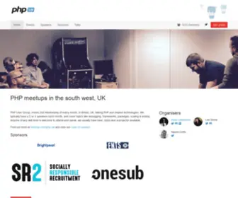 PHPSW.uk(South West UK PHP user group) Screenshot