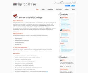 PHptoolcase.com(A set of tools to speed up the process of programming in php. Components include) Screenshot