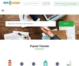 PHPtpoint.com(PHP Tutorial Point) Screenshot