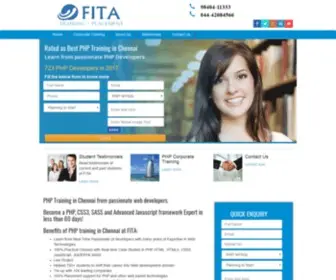 PHPtraininginchennai.co.in(FITA Academy) Screenshot