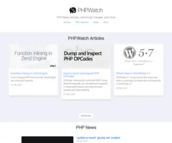 PHP.watch(PHP Articles) Screenshot