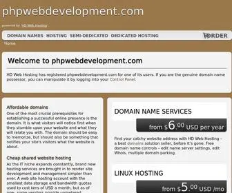 PHpwebdevelopment.com(Php Web Development) Screenshot