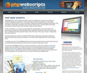 PHpwebscripts.com(PHP Web Scripts) Screenshot