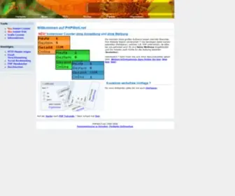 PHpwelt.net(Willkommen auf NEU) Screenshot