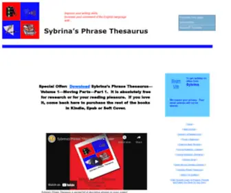 Phrasethesaurus.com(Sybrina's Phrase Thesaurus) Screenshot