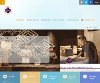 Phrionline.com(Perhimpunan Hotel dan Restoran Indonesia) Screenshot