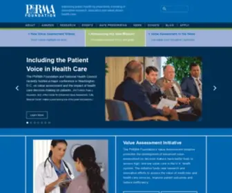 PHrmafoundation.org(The PhRMA Foundation) Screenshot