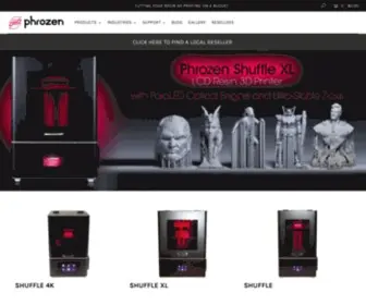 Phrozen3Dprinter.com(Phrozen Official US Site I High Resolution SLA Printers) Screenshot