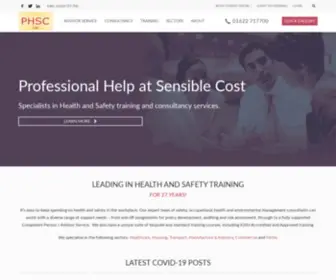 PHSC.co.uk(Health & Safety Consultancy) Screenshot