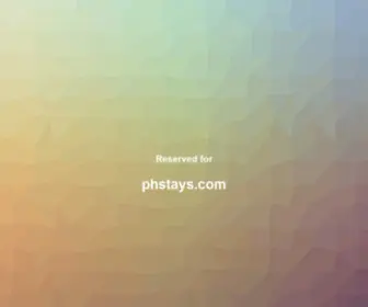 PHstays.com(PHstays) Screenshot