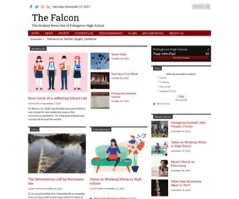 PHSthefalcon.com(The Student News Site of Pottsgrove High School) Screenshot