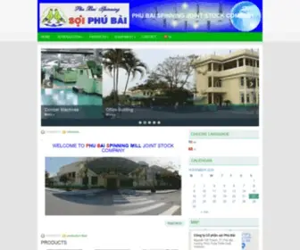 Phubaispinning.com(Sợi) Screenshot