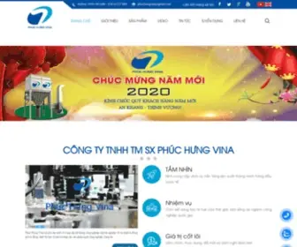 PhuchungVina.com(CÔNG TY TNHH THƯƠNG MẠI SẢN XUẤT PHÚC HƯNG VINA) Screenshot